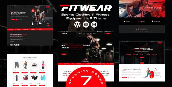 Fitwear 1.0.9 - Gym, Fitness WordPress Theme Fitwear 1.0.9 - Gym, Fitness WordPress Theme