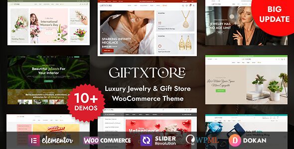 GiftXtore 1.8.0 - Luxury Jewelry & Gift Store Elementor WooCommerce WordPress Theme GiftXtore 1.8.0 - Luxury Jewelry & Gift Store Elementor WooCommerce WordPress Theme