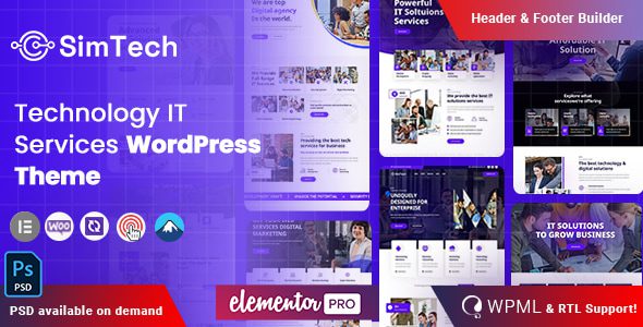 Simtech 8.0 - Technology IT WordPress Theme Simtech 8.0 - Technology IT WordPress Theme