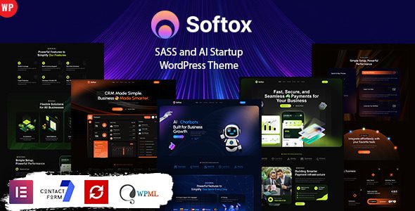 Softox 1.0 - SaaS and AI Startup WordPress Theme Softox 1.0 - SaaS and AI Startup WordPress Theme