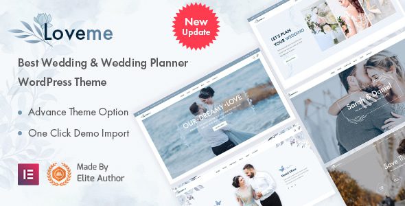 Loveme 2.0.4 - Wedding & Wedding Planner WordPress Theme Loveme 2.0.4 - Wedding & Wedding Planner WordPress Theme