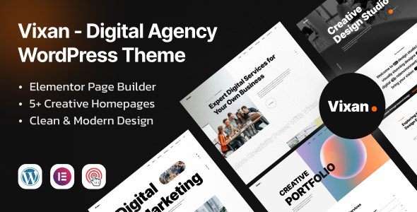 Vixan 1.0.13 - Digital Agency Portfolio Elementor WordPress Theme Vixan 1.0.13 - Digital Agency Portfolio Elementor WordPress Theme