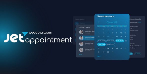 JetAppointment 2.0.7 - WordPress Appointment Plugin for Elementor