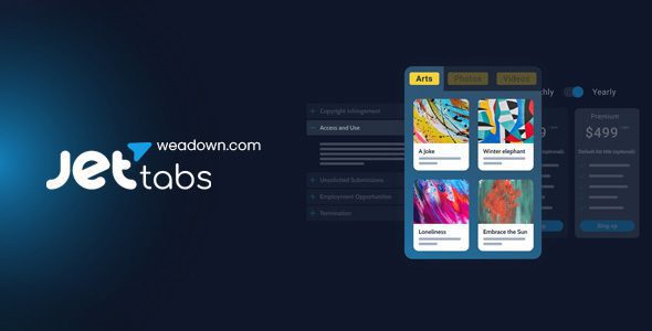 JetTabs 2.2.8 - Tabs, Toggles and Accordion blocks for Elementor