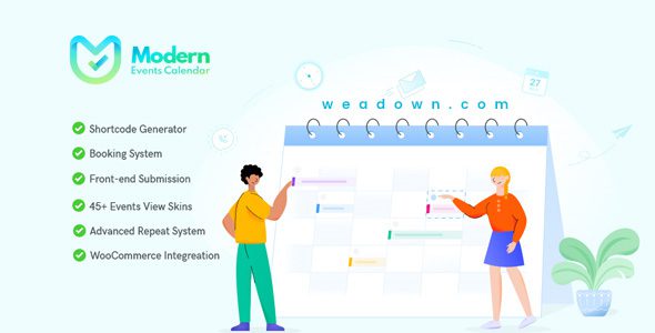 Modern Events Calendar Pro 7.6.0 + Addons