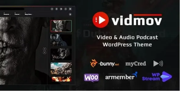Free Download VidMov 1.9.4 Nulled Video WordPress Theme