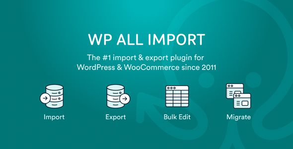 WP All Import Pro 4.8.7 + дополнения — плагин импорта XML и CSV для WordPress