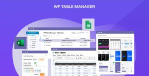 WP Table Manager 4.2.2 - WordPress Table Editor Plugin - WeaDown