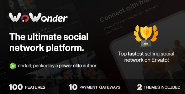 WoWonder 4.3.3 Nulled - The Ultimate PHP Social Network Platform