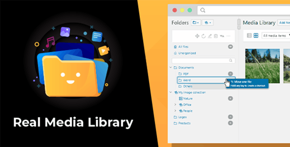 Real Media Library 4.22.12 Nulled - Media Library Folder & File Manager for Media Management in WordPress