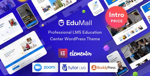 EduMall 3.8.0 - Professional LMS Education Center WordPress Theme