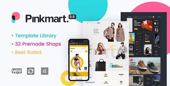 Pinkmart 4.1.0 Nulled - AJAX theme for WooCommerce