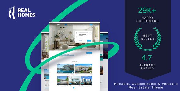 RealHomes 4.2.1 Nulled - Estate Sale and Rental WordPress Theme