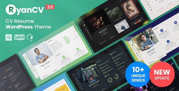 RyanCV 3.9.2 – Personal Portfolio Resume Theme