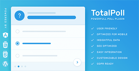 TotalPoll Pro 4.11.0 - Responsive WordPress Poll Plugin