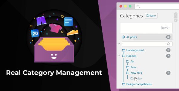 Real Category Management 4.2.27 – Content Management in Category Folders in WordPress