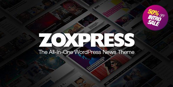 ZoxPress 2.10.0 - All-In-One WordPress News Theme
