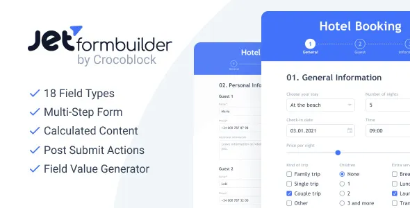 JetFormBuilder 3.3.0 + Pro Addons - WordPress Form Builder Plugin