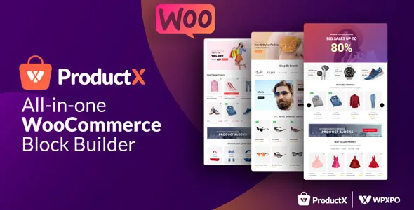 ProductX Pro 1.3.4 Nulled - WooCommerce Blocks Plugin