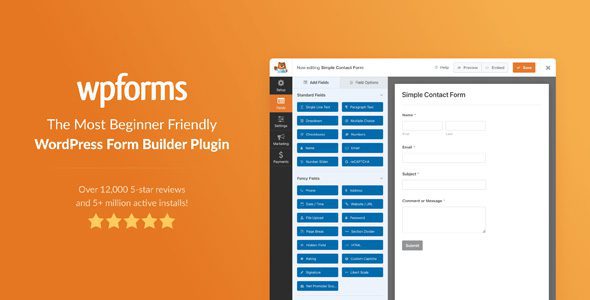 WPForms Elite 1.8.8.3 + Addons - Drag & Drop WordPress Forms Plugin