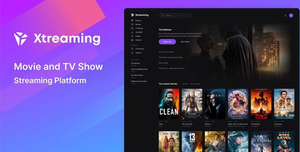 Xtreaming 1.0 - Movie and TV Show Streaming Platform
