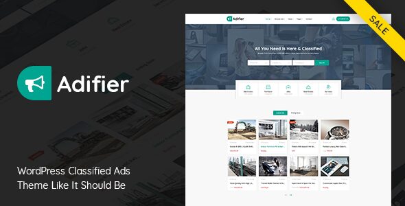 Adifier 3.9.3 - Classified Ads WordPress Theme