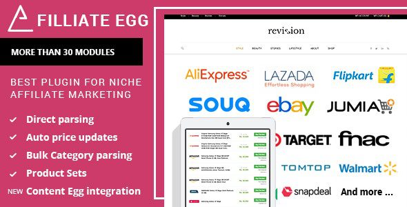 Affiliate Egg 10.11.2 - Niche Affiliate Marketing WordPress Plugin