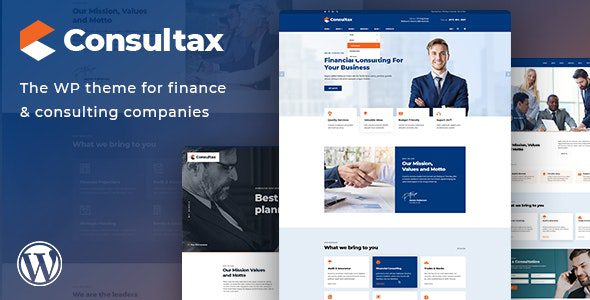 Consultax 1.0.9.1 - Financial & Consulting WordPress Theme
