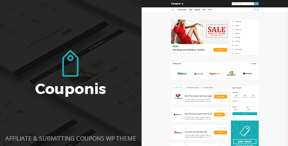 Couponis 3.1.7 - Affiliate & Submitting Coupons WordPress Theme