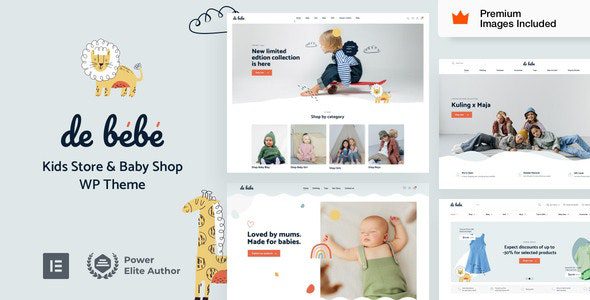 Debebe 3.2.0 Nulled - Baby Shop and Children Kids Store WordPress