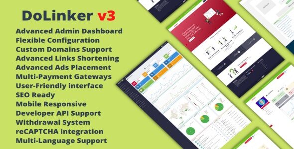 DoLinker 3.1.1 Nulled - Ultimate URL Shortener Platform (SaaS)