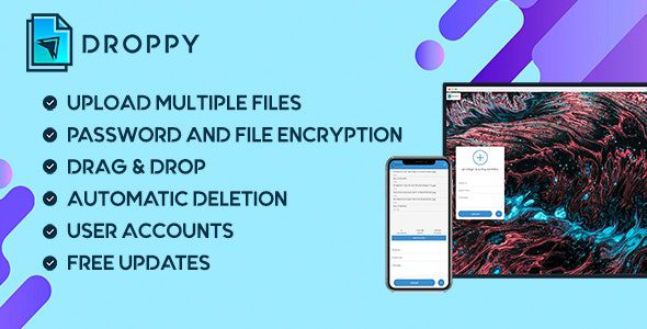 Droppy 2.5.3 - Online File Transfer and Sharing