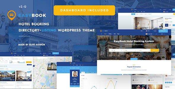 EasyBook 1.4.2 - Hotel & Tour Booking WordPress Theme