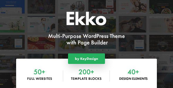 Download Free Ekko 5.6 - Multi-Purpose WordPress Theme with Page Builder Ekko 5.6 - Multi-Purpose WordPress Theme with Page Builder