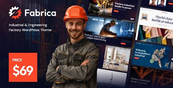 Fabrica 1.0 - Industrial & Engineering Factory WordPress Theme