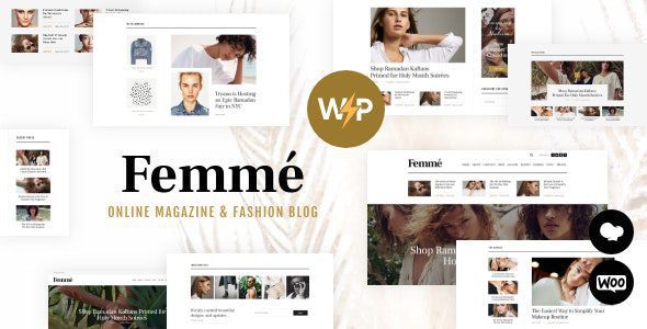 Femme 1.3.6 - An Online Magazine & Fashion Blog WordPress Theme + RTL