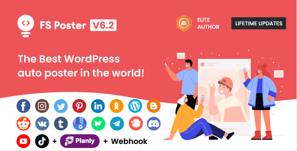 FS Poster 6.5.2 Nulled - WordPress Social Auto Poster & Post Scheduler