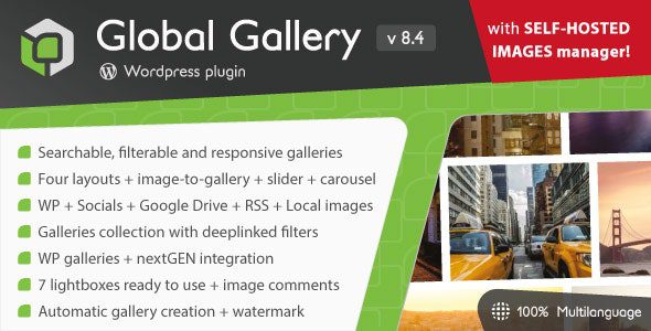 Global Gallery 8.8.0 - WordPress Responsive Gallery