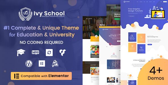 IvyPrep 1.5.5 – Education & School WordPress Theme