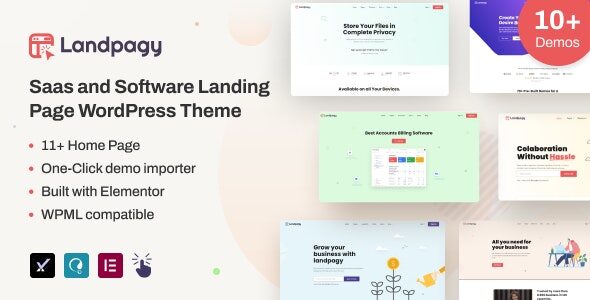 Landpagy 1.8.1 - Multipurpose Landing page WordPress Theme