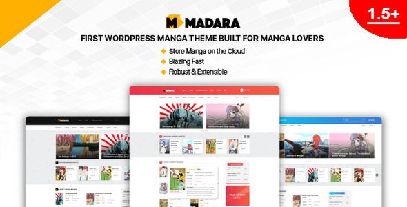 Madara 2.2.7.1 - Responsive and modern WordPress theme for manga sites