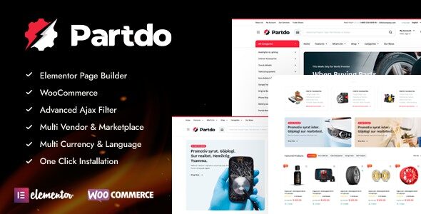 Partdo 1.2.1 - Auto Parts and Tools Shop WooCommerce Theme