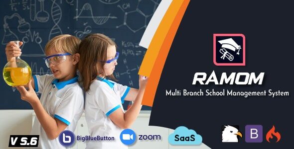 Ramom School 6.0 Nulled - Multi Branch School Management System