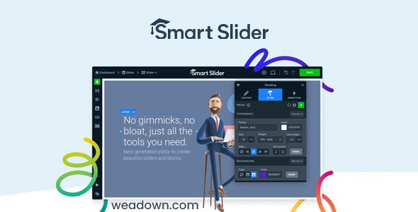 Smart Slider 3 Pro 3.5.1.23 + Templates - Responsive WordPress Slider Plugin
