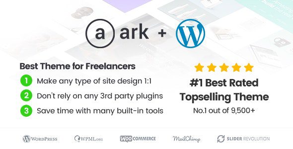The Ark 1.68.0 - WordPress Theme Made for Freelancers