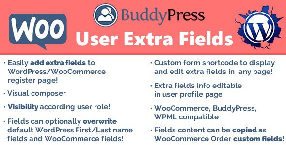 User Extra Fields 16.7 - WordPress Plugin