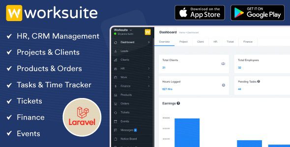 WORKSUITE 5.4.03 – HR, CRM and Project Management