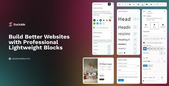 Stackable Premium 3.12.15 - Ultimate Gutenberg Blocks for WordPress