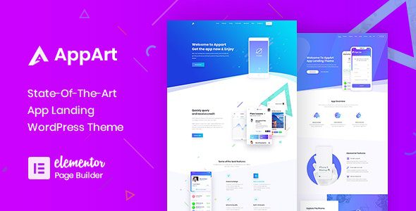 AppArt 3.0.4 - Creative WordPress Theme For Apps Saas