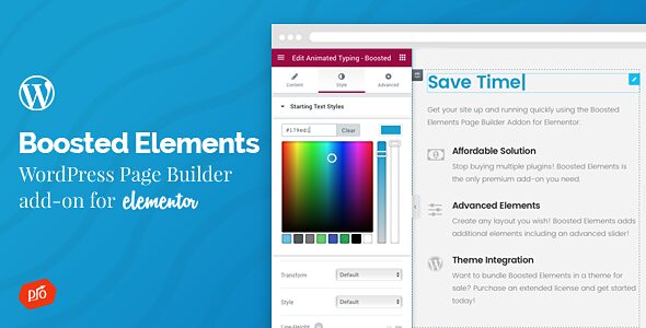 Boosted Elements 5.8 - WordPress Page Builder Add-on for Elementor